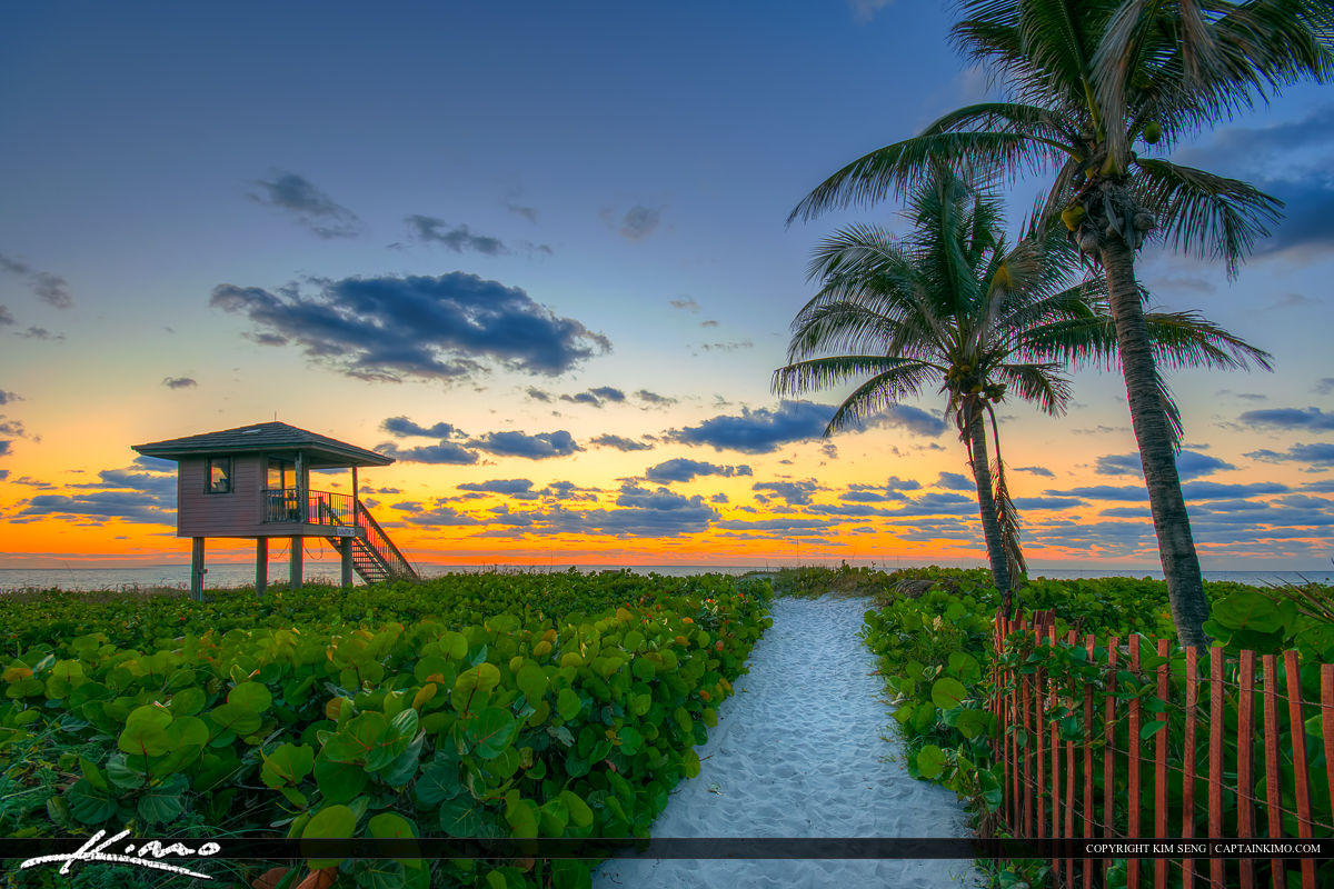 Delray Beach Florida Sunrise at Beach