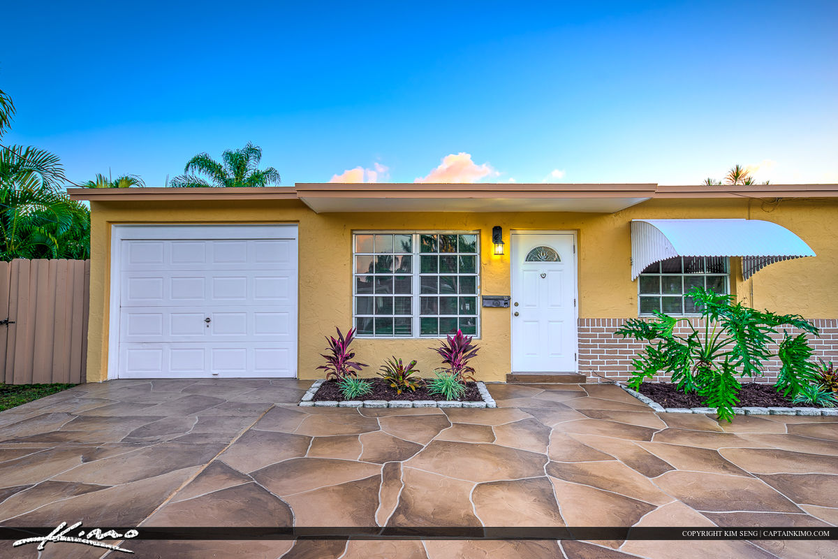 Waterfront Property Real Estate Photography Hollywood Florida HDR