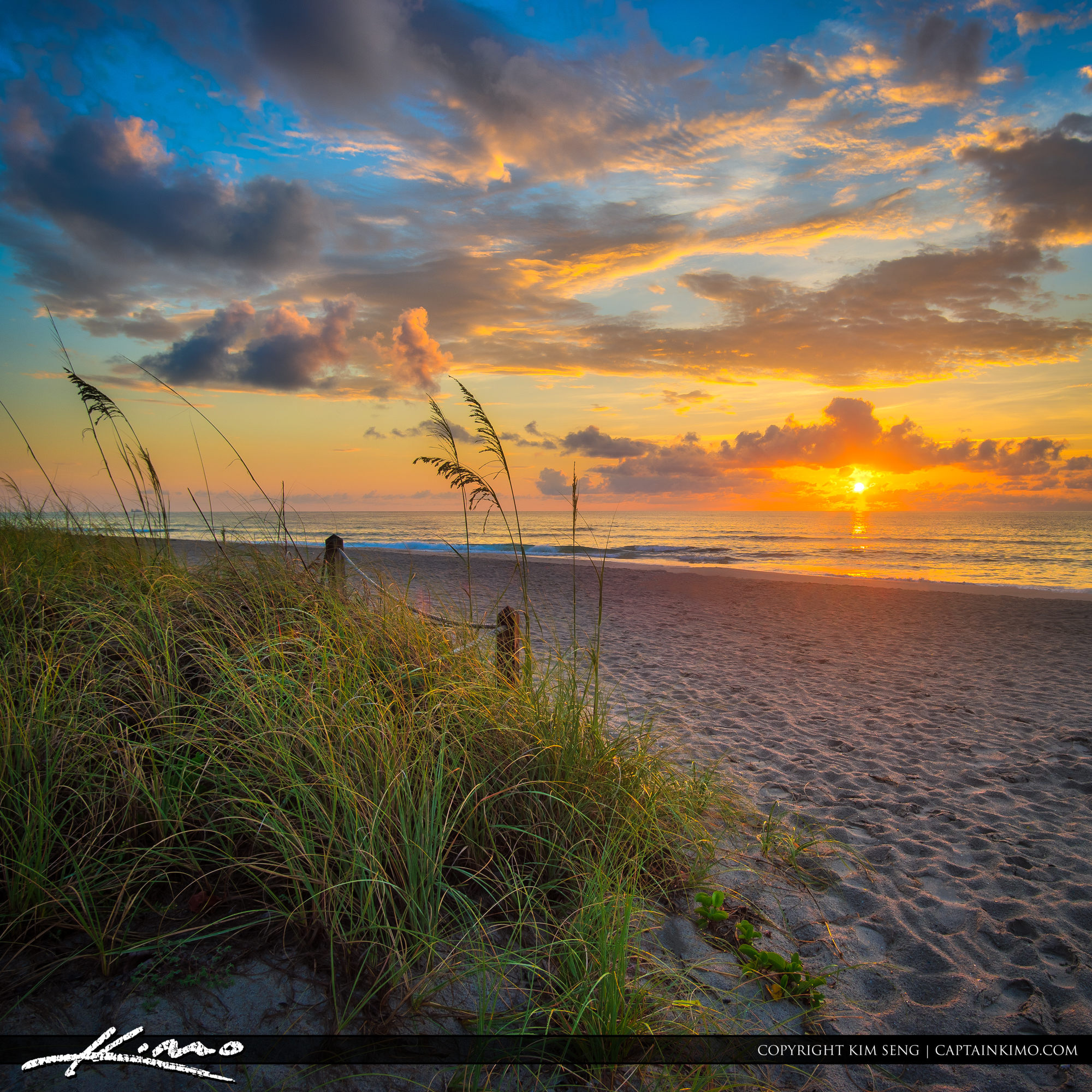 Hollywood North Beach Park Sunrise HDR Photography by Captain Kimo