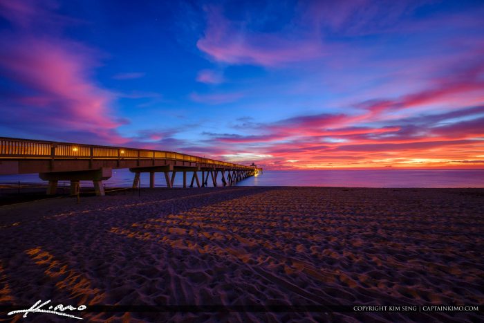 Deerfield Beach International Fishing Pier Before the Sunrise