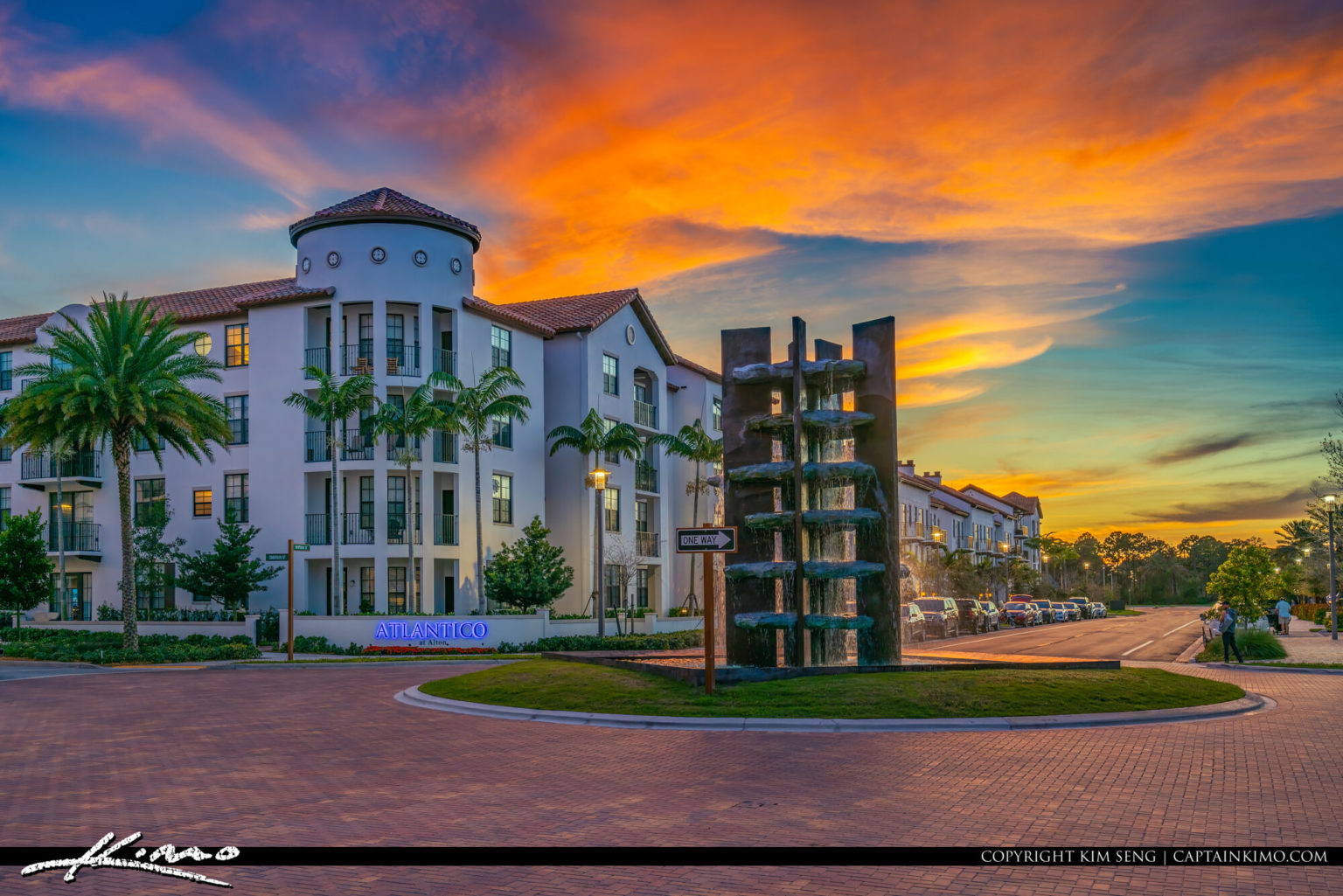 Atlantico at Alton Palm Beach Gardens Sunset Florida HDR Photography