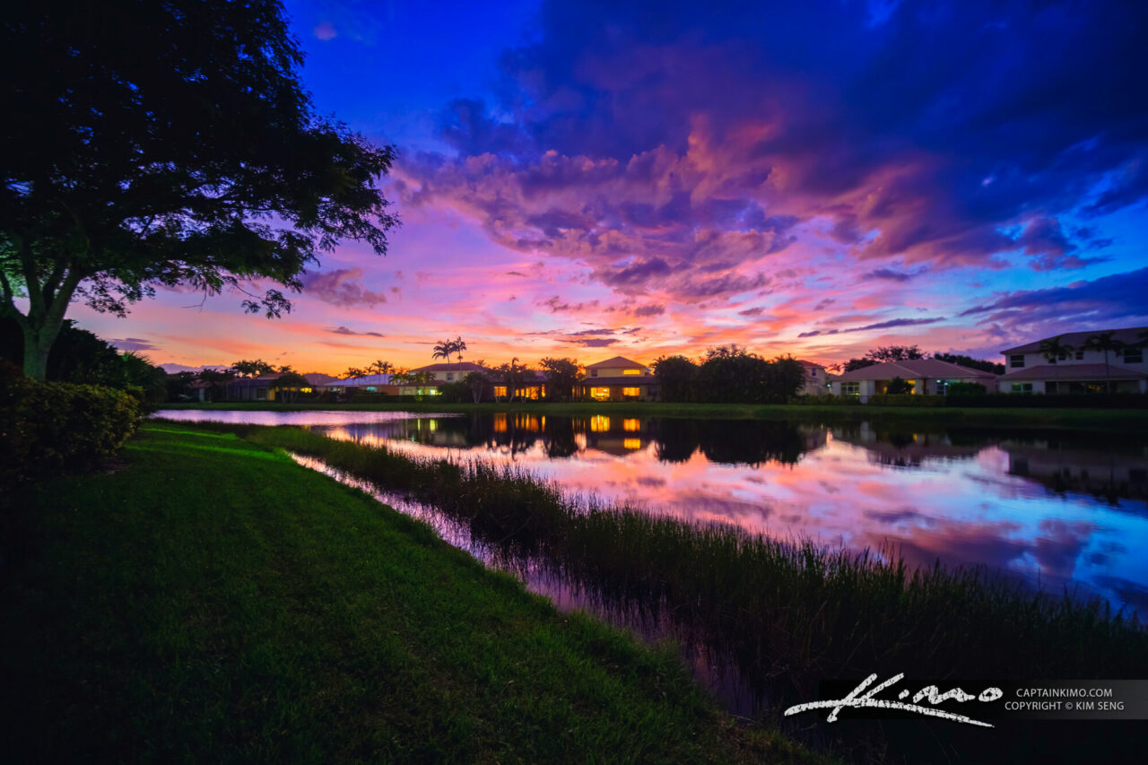 Mirabella at Mirasol Palm Beach Gardens Florida Sunset HDR