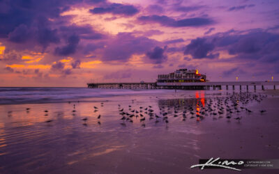 Daytona Beach Main Street Pier at Dawn