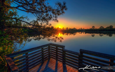 Sunrise Glimpse at Loxahatchee Slough Palm Beach Gardens