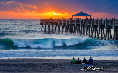 Sunrise Spectacle at Juno Beach Pier