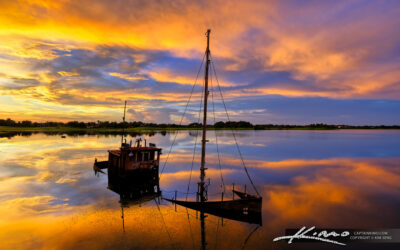 Sunken Ship at Lake Sumter Landing