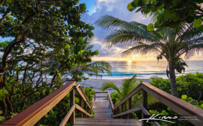 Beach Entrance 33 Sunrise Jupiter Florida