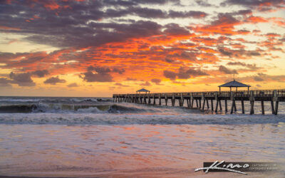 Juno Beach Pier Sunrise October 12 2024
